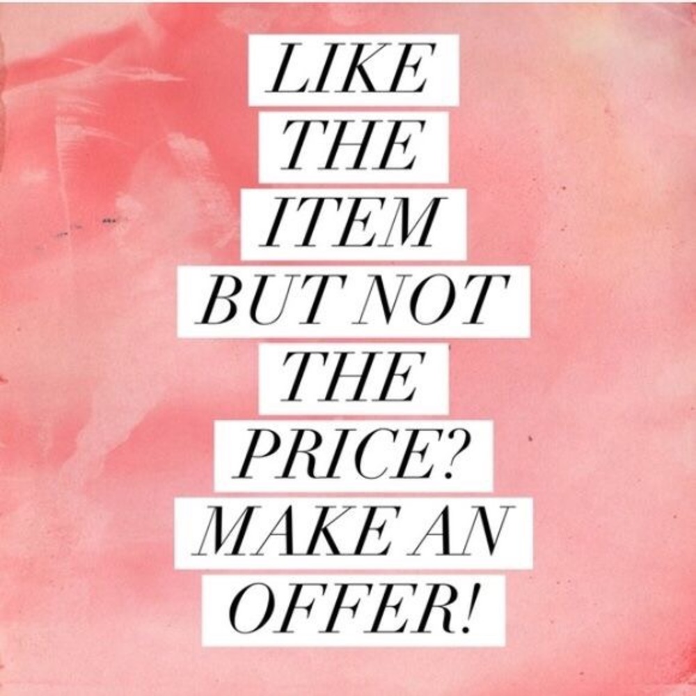 ✨Offers always welcome✨